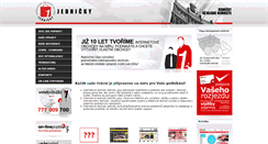 Desktop Screenshot of jednicky.cz